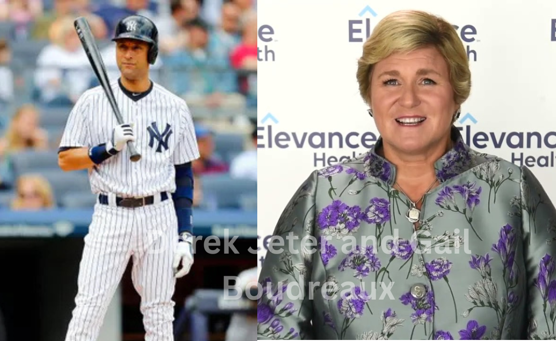 Derek Jeter and Gail Boudreaux