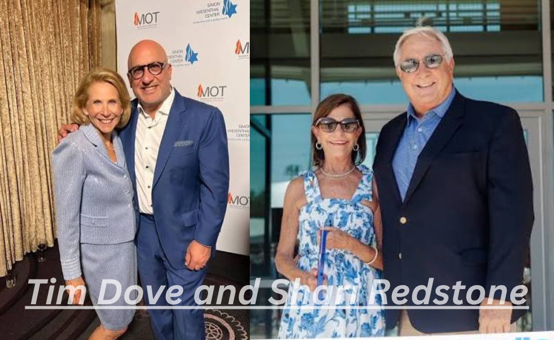Tim Dove and Shari Redstone